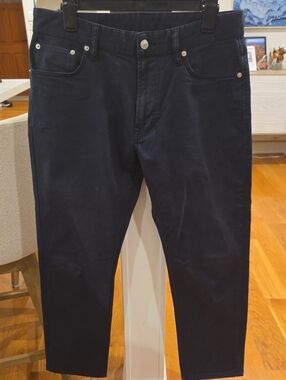 Buck Mason Men's Ford Standard 12 OZ Twill Pants in Dark Navy 32x29
